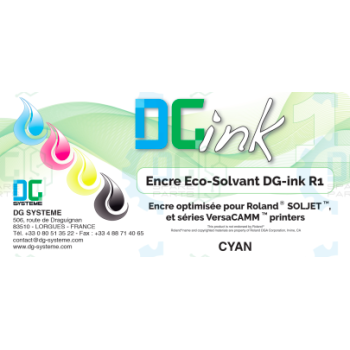 Encre Eco-solvant DG-ink R1 (Bouteille 1L) - DLC expirée