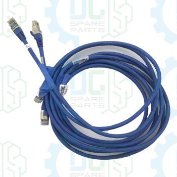 3010114289 - Cable CAT5E Shielded 2M Blue Data Relay to System Ink Bay to RFID PBA