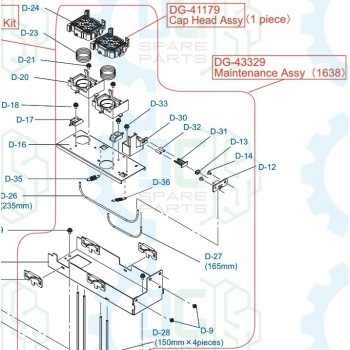 DG-43329 - Parts of Maintenance Assy